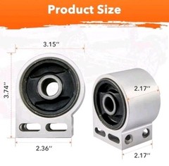 1Pc Front Lower Rearward Control Arm Bushing Kit, K200784 Suspension Control