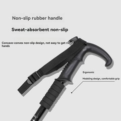 Trekking Poles Nordic Walking Hiking Sticks Anti-shock Adjustable Alpenstock