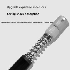 Pair of 2 Trekking Poles Walking Hiking Sticks Anti-shock Adjustable Alpenstock