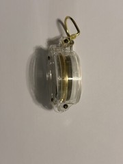 Lensatic Plastic Compass, Clear Great for Camping, Hiking, Outdoors