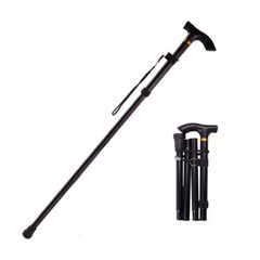 Telescopic Walking Stick Hiking Trekking Poles Aluminum Alloy Folding Cane