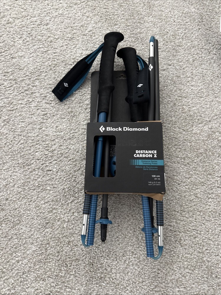Black Diamond Distance Carbon Z Trekking Poles Pair – 130cm