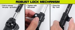 Collapsible Trekking Poles for Hiking-Lightweight Adjustable Walking Sticks with