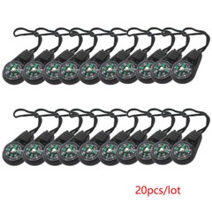 20pcs Mini Survival Compass Outdoor Camping Navigator Adventure Tool Accessories