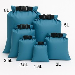 Outdoor Essential Bundle – 6 Piece Dry Bag Set + Titanium Spork + Foam Seat Pad