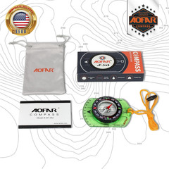 Orienteering Compass AF-362 for Hiking and Navigation, Professional Field Compas