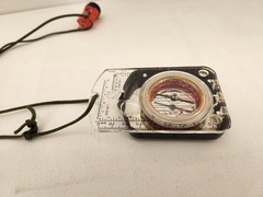 Orienteering Compass With Cover And Mirror Camping Hiking Survival Marching