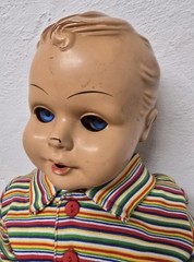 Old Celluloid Celluloid Doll Steiner Doll 50cm Sleep Eyes Collectors Vintage