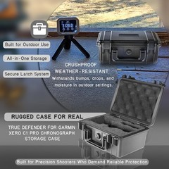 Heavy Duty Storage Case Fits for Garmin Xero C1 Pro / Rifle Shooting Chronograph