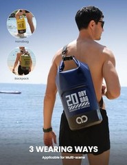 Waterproof Dry Bag with Phone Pouch – 5L//20L/30L/40L Floating 10L Navy Blue