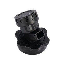 Water Bucket Seal Cover with Faucet for PE PP Containers 5x5x7cm 2pcs Black