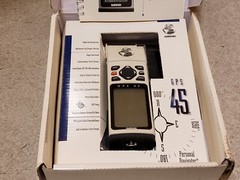 Garmin GPS 45 GPS45 Handheld Personal Navigator Bundle Case Charger Holder