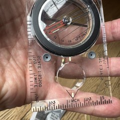 SILVA TYPE 17 BASEPLATE NAVIGATION COMPASS MADE IN SWEDEN RARE EXCELLENT COND