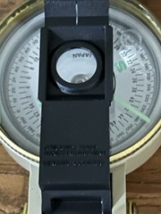 Vintage HeavyDuty MIL-SPEC YOCOYAMA LENSATIC COMPASS Made in Japan NEW-OLD-STOCK