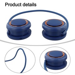 Rechargeable Neck Fan with Multiple Speed Settings and 2000mAh Battery for