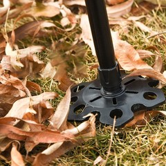 6Pcs Durable Rubber Trekking Pole Tips Outdoor Hiking Accessories Black
