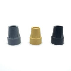 Rubber Trekking Pole Tips 5pcs 19mm Fit for Canes Crutches All Terrain
