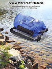 Dry Bag Waterproof for Women Men/10L/20L/30L/40L Roll Top 5L Bluish Violet