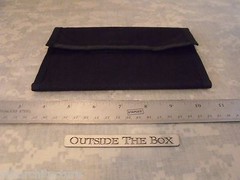 US Military “Individual Map Case” BLACK Nylon, Weatherproof Document Protector