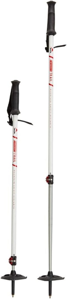 DynaLock Trail 2-Section Alumunium Backcountry Poles White 80-140cm