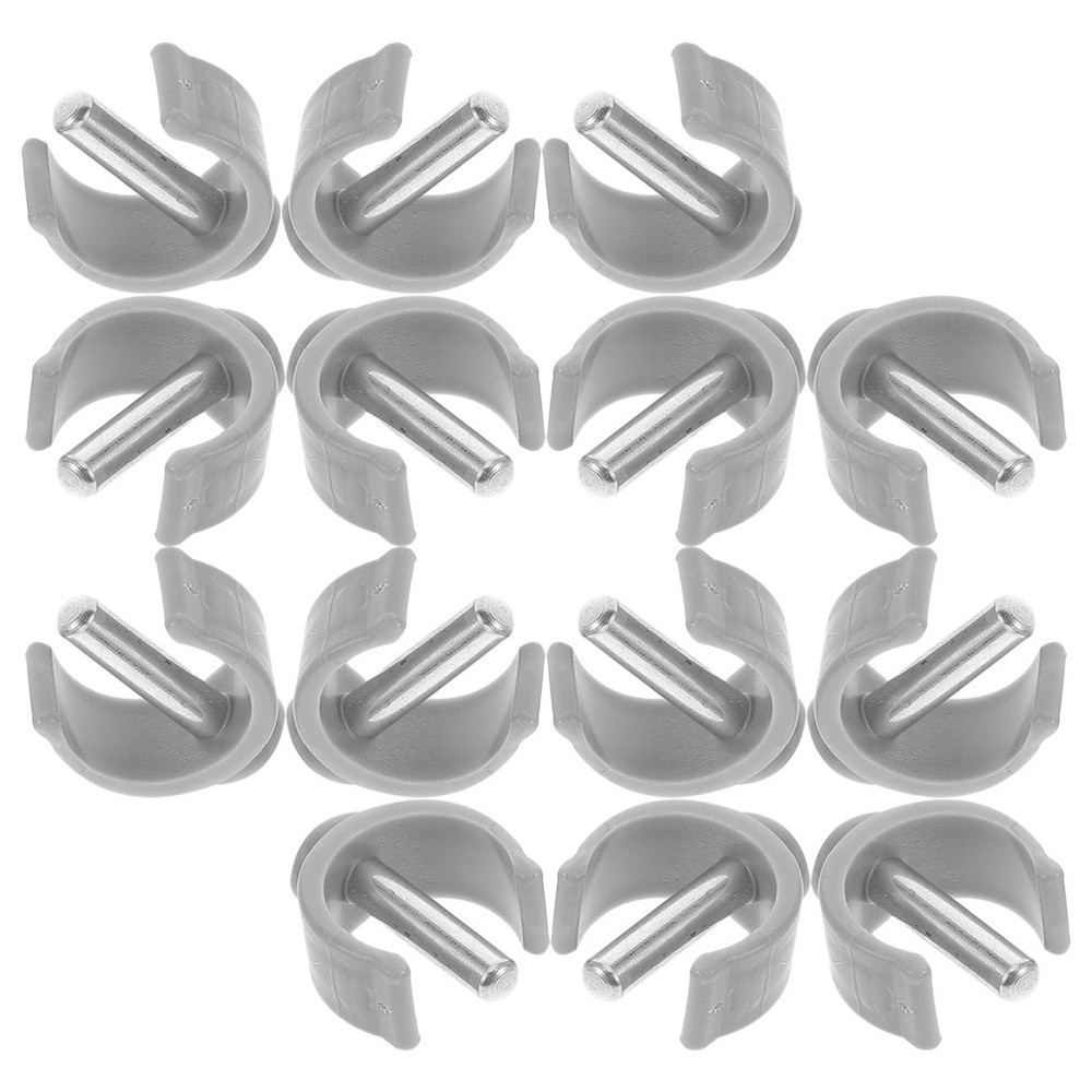 14 Pcs Crutch Repair Parts Walking Cane Clamp Accessories for Seniors