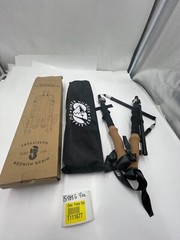 Hiker Hunter Premium Foldable Hiking Poles Small 100-120 cm Black