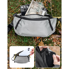 Sport Waist Bag Hiking Climbing Waterproof Ultralight 106g Large Capacity