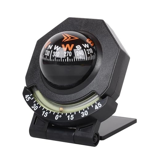 BinaryABC Car Compass,Vehicle Compass with Slope Meter,Automotive Compass