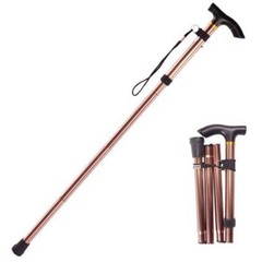 Folding Telescopic Walking Stick Cane Trekking Pole for Hiking Elderly