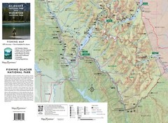Glacier National Park GPS Fishing Maps