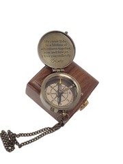 PERSONALIZED COMPASS, Nautical Compass, Engraved Compass, Pouch or Box option