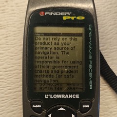 Lowrance iFinder Pro Handheld Hiking GPS WAAS, 2.3in 240×240, Black/Gray