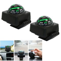 2PCS Adjustable Car Dashboard Navigation Compass Ball for Boat Marine Truck USA