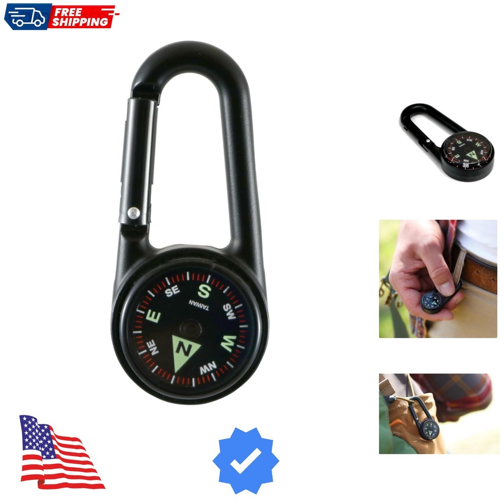 Coghlan’s Lightweight Carabiner Compass – Reliable Navigation for Adventurers