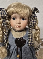 Artist doll porcelain doll doll 38 cm collector rarity Vintage