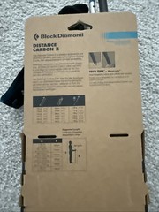 Black Diamond Distance Carbon Z Trekking Poles Pair – 130cm