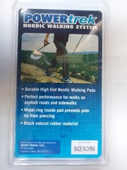 Hiking Power Trek Nordic Walking System Replacement Tips New 4 Walking Pads
