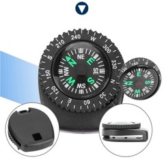 Compasses Watch 2pcs Portable Watch Band Slip Slide Navigation Wrist Compass For