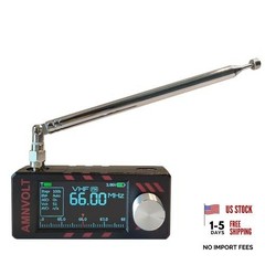 Upgraded Si4732 DSP Radio with 1.9-inch Screen, Portable AM FM Radio Receiver,