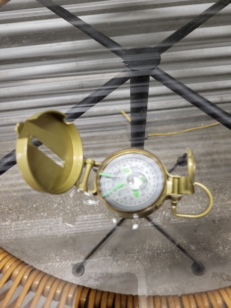 VINTAGE “LIQUID FILLED” LENSATIC COMPASS