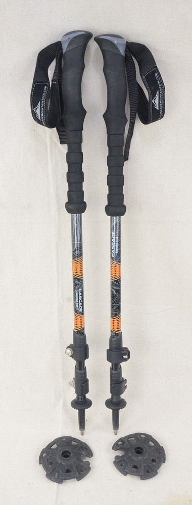 Cascade Mountain Tech CMT Carbon Fiber Hiking Trekking Poles EVA Grip 2 Poles