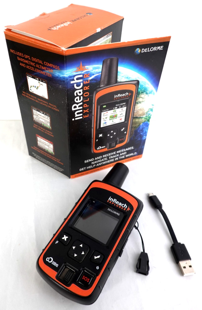 DeLorme Garmin inReach Explorer INRCH25 Satellite Communicator Handheld GPS