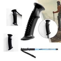 Trekking Pole Handle Grip Replacement Rubber Sleeve Adapter 2 Pack Trekking