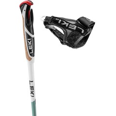 LEKI Spin Shark SL Nordic Walking Poles White, One Size