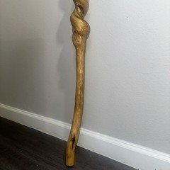 Vine Twisted Wooden Wizard/Walking/Hiking Stick 36 Inches With Handle