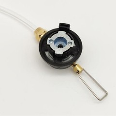 Outdoor For Gas Canister Valve with Transparent Tube for Flat Tank Inflation