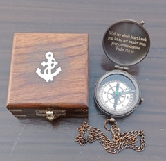 To my daughter Personalized Working Compass, Anniversary Gift, Graduation Gift