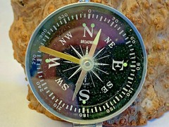 Vtg Broadway Compass Made In Japan Hiking Camping Direction Tool