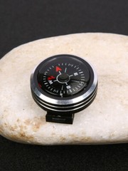 Slide on 25MM Watch Wrist Band Strap Compass Outdoor Survival Gadget Waterproof