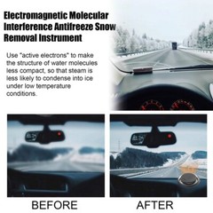 High-quality solar-powered portable car defogging and de-icing instrument